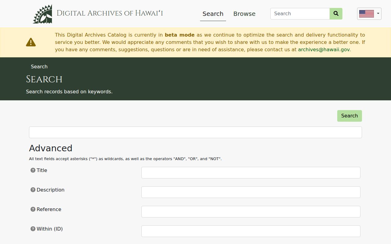 Hawaii Digital Archives search for historical Mililani Mauka research