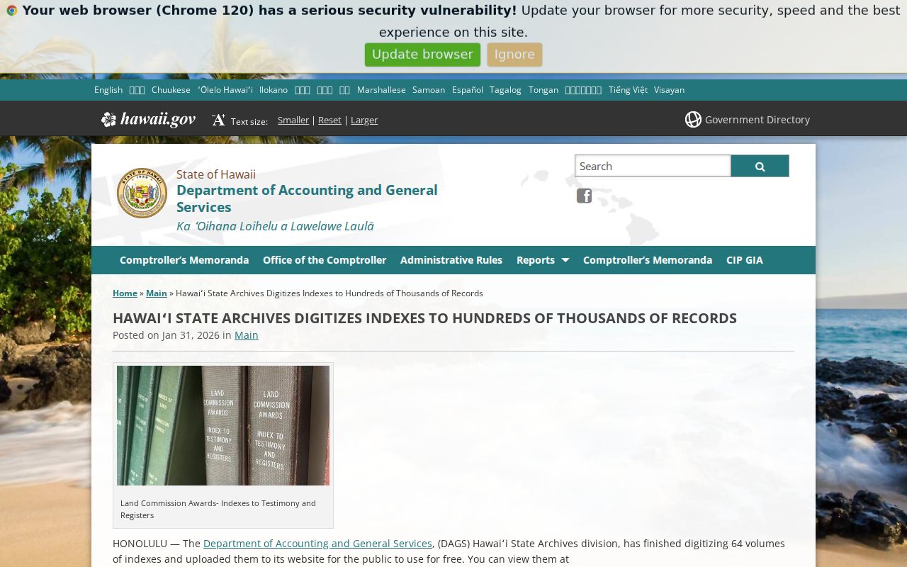 Mililani Mauka previous residents search in newly digitized State Archives indexes